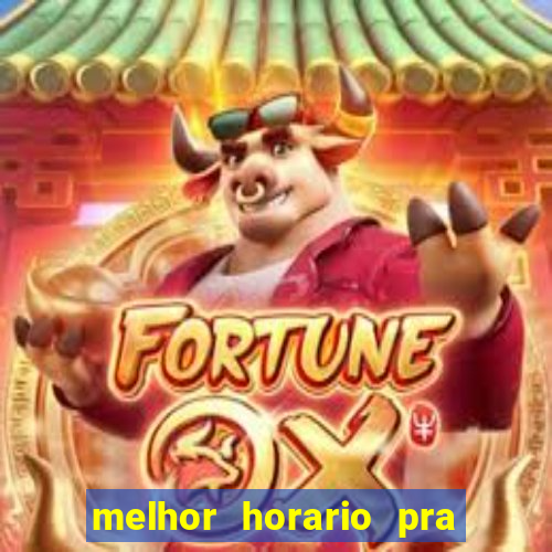 melhor horario pra jogar fortune rabbit